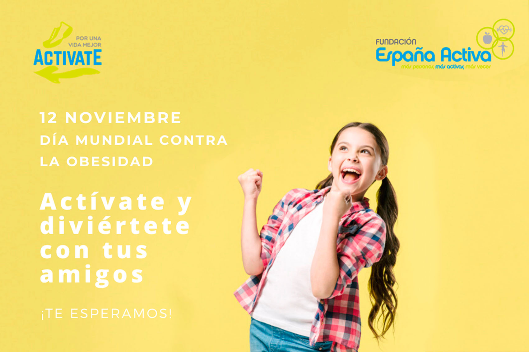12 Noviembre Día Mundial contra la obesidad – Fundación España Activa
